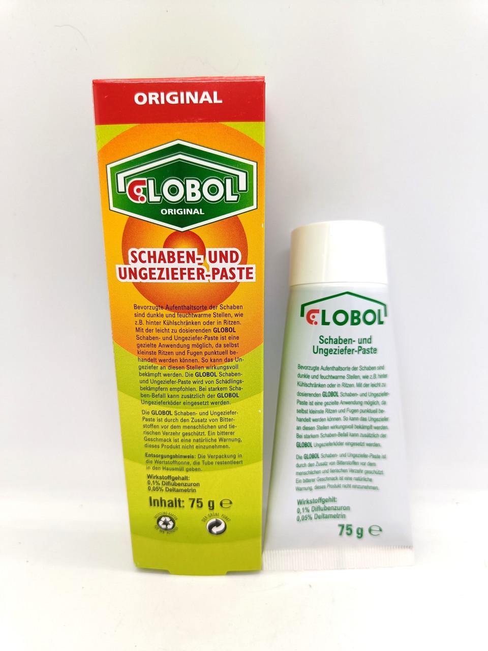 Гель-паста от тараканов и муравьев Globol 75 г