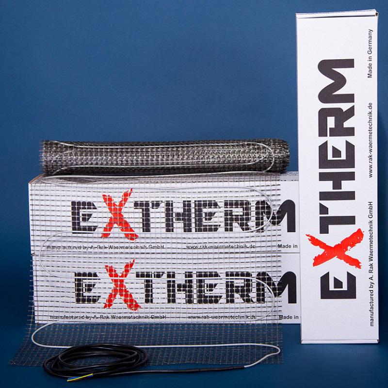 Тепла підлога електрична Extherm нагрівальний мат двожильний 0,75 м² 135 Вт 0,5х1,5 м (ETECO075-180) - фото 2