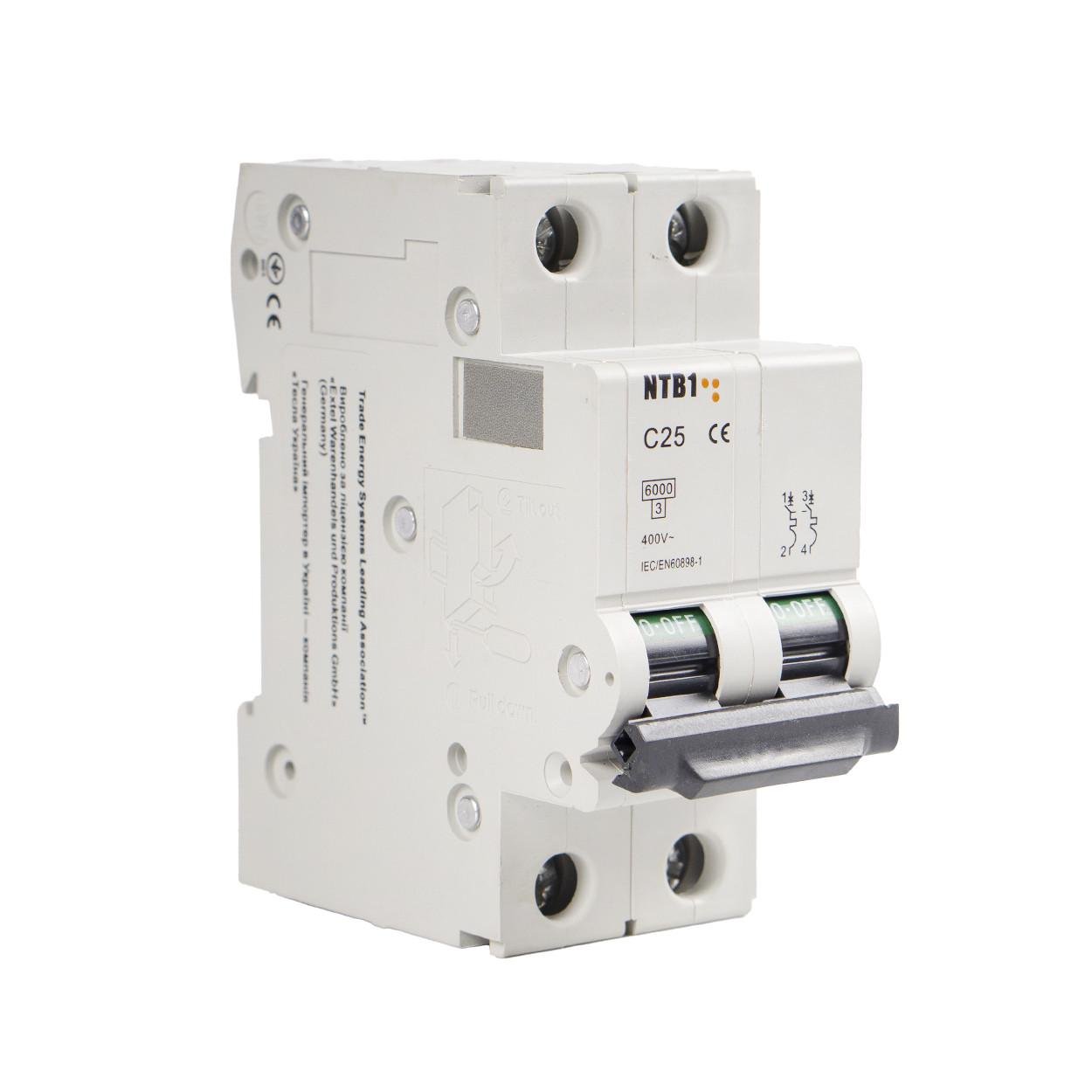 Автоматический выключатель TESLA NTB1 C25 (85) - фото 4 Автоматический выключатель TESLA NTB1 C25 (85) - фото 4