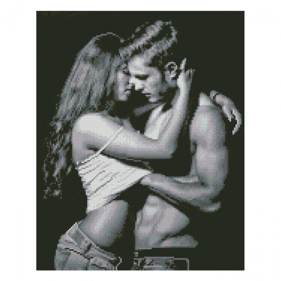 Алмазная мозаика Strateg Чувства влюбленных 40х50 см (FA40839)