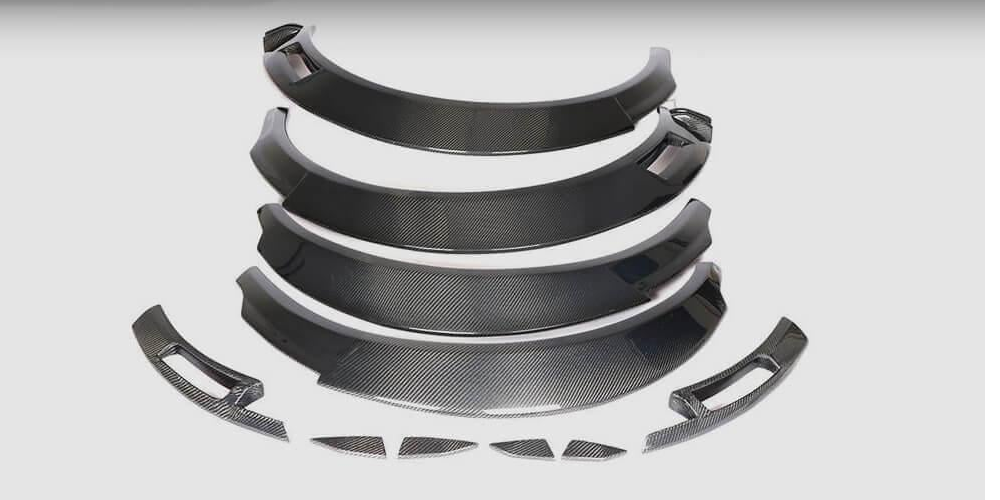 Накладки на арки 2016-2019 DDCarbon для Chevrolet Camaro 2015- гг. карбон (153932)