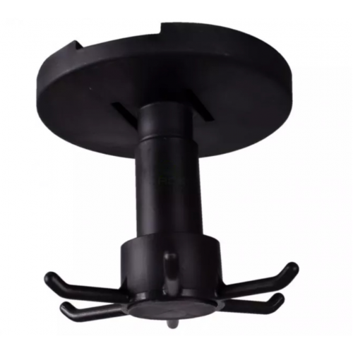 Крючок мебельный Sigma круглый пластиковый Черный (713940)