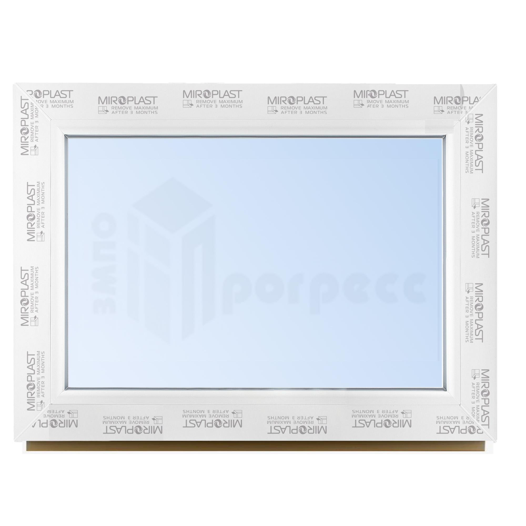 Окно металлопластиковое WDS Miroplast глухое 800х750 мм