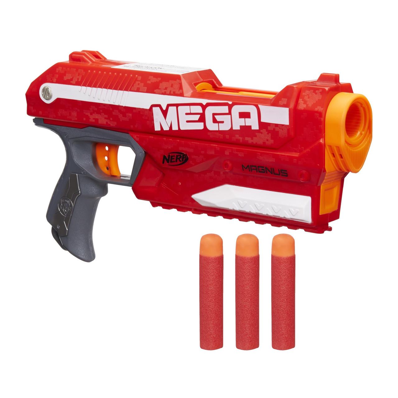 Бластер Nerf Hasbro Magnus Blaster Mega с мягкими пулями (A4887)