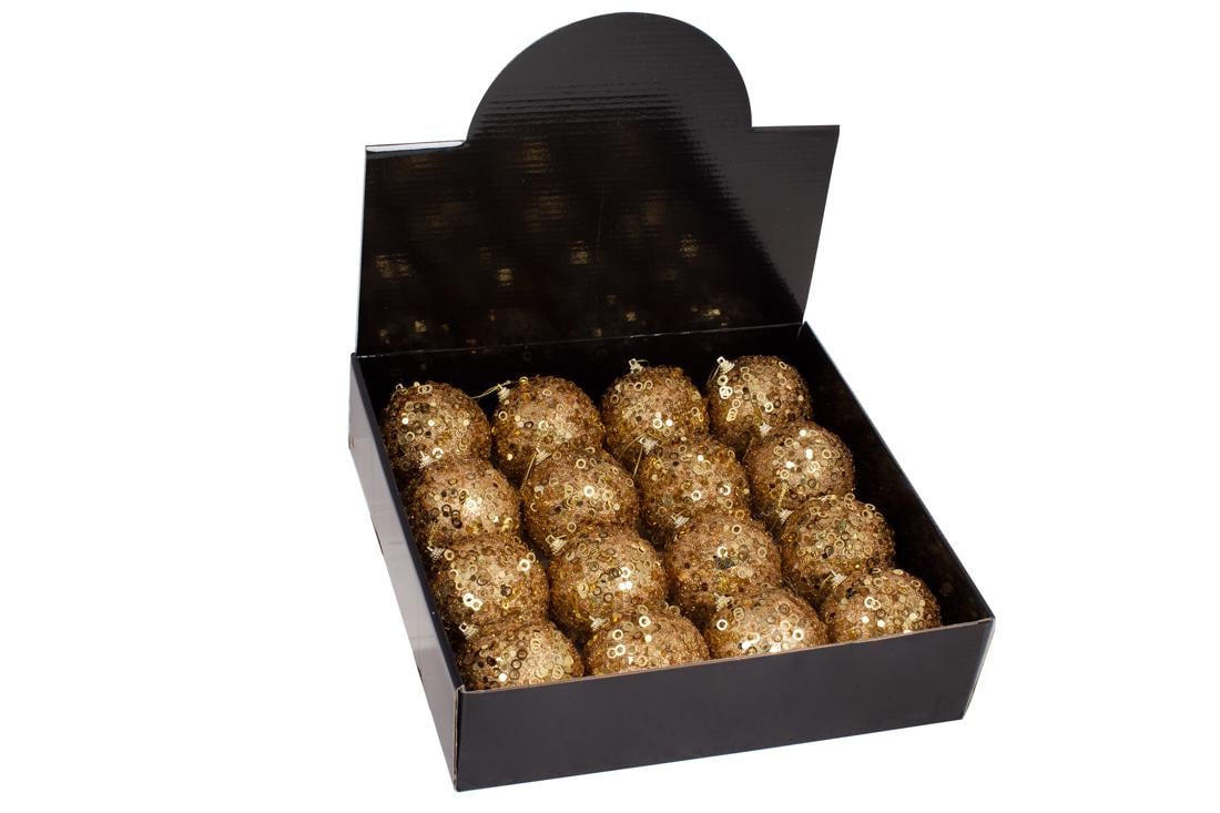 Набор елочных шариков BonaDi 8 см 16 шт. (182-207) Набор елочных шариков BonaDi 8 см 16 шт. (182-207)