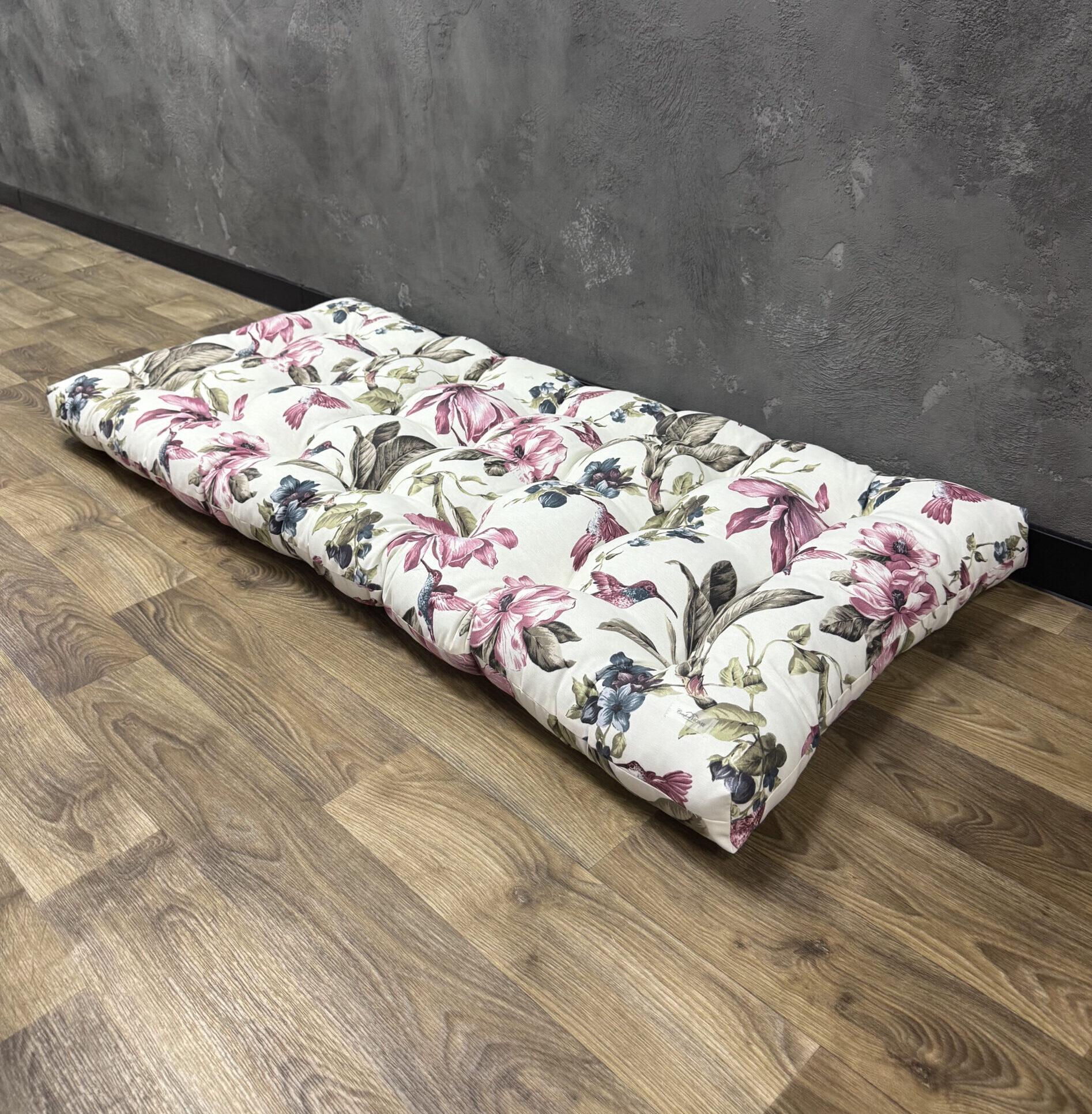Подушка Comfort Home Colibri на подоконник/каркасы/поддоны/садовая мебель панама 150х50 см