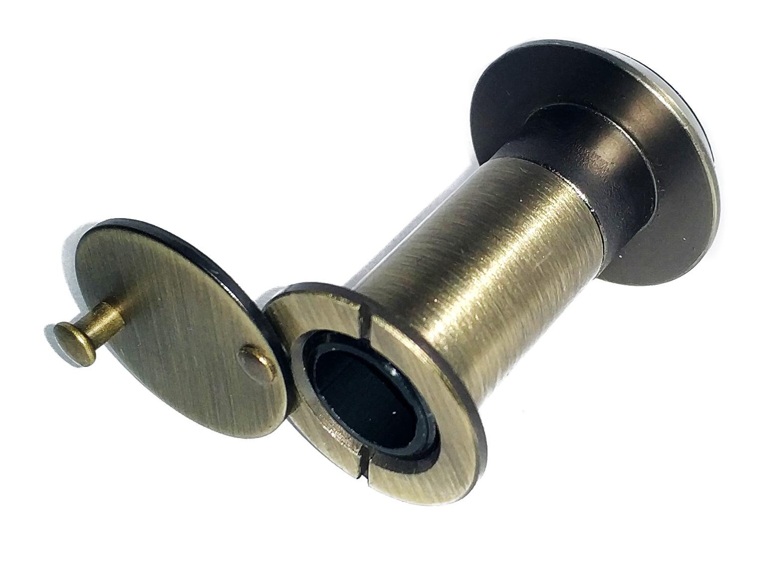 Глазок дверной USK 5101 35x60 мм Старая бронза - фото 2 Глазок дверной USK 5101 35x60 мм Старая бронза - фото 2