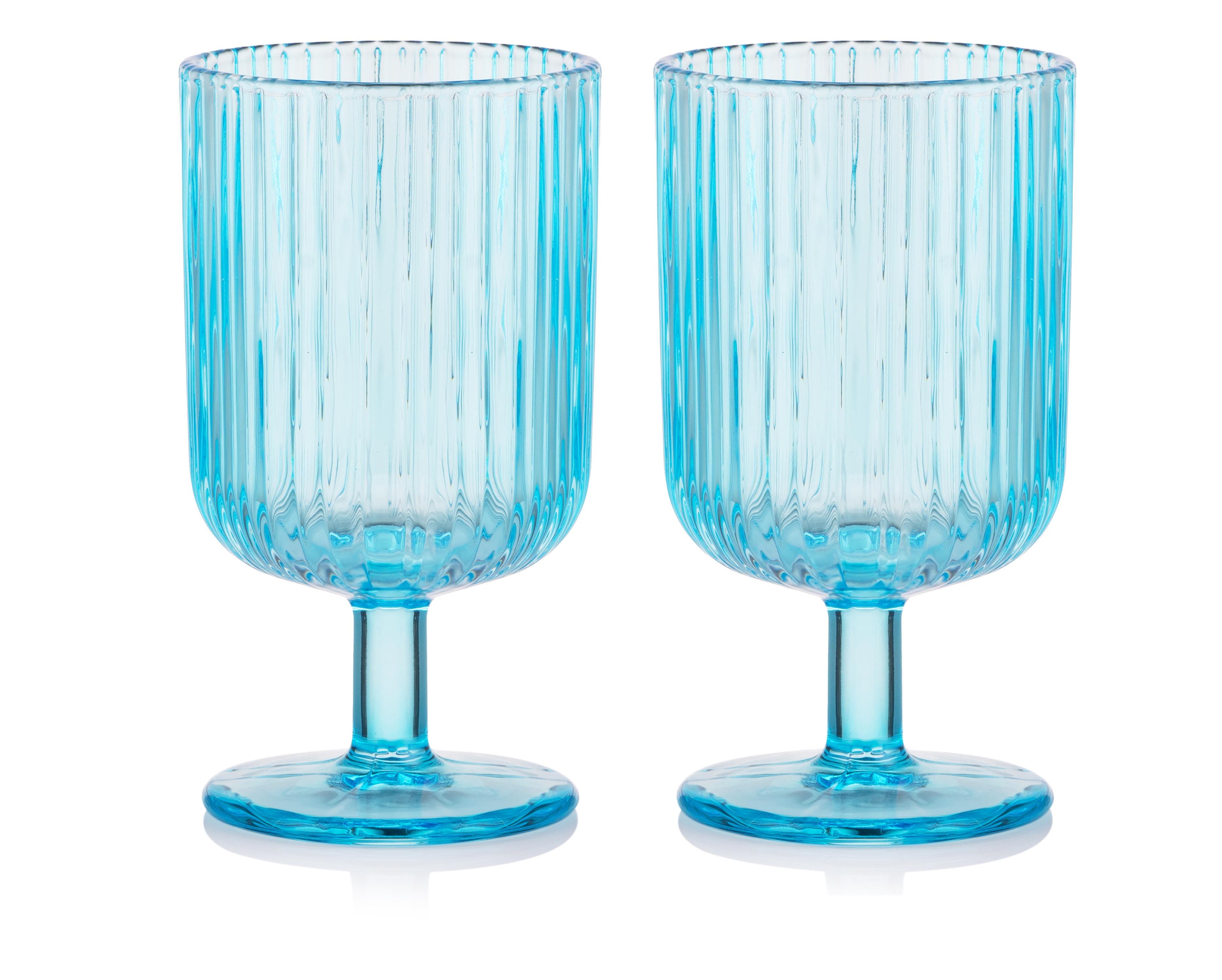 Набір келихів низьких Ardesto 2 шт. по 300 мл Блакитний (AR2630GBL) - фото 1 Набір келихів низьких Ardesto 2 шт. по 300 мл Блакитний (AR2630GBL) - фото 1