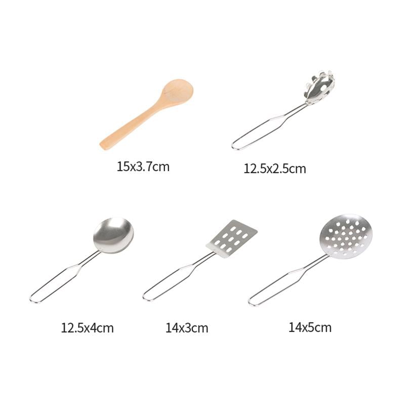 Детский кухонный игровой набор Deluxe Chef Set с фартуком/металлической посудой/аксессуарами 23 шт. - фото 7 Детский кухонный игровой набор Deluxe Chef Set с фартуком/металлической посудой/аксессуарами 23 шт. - фото 7