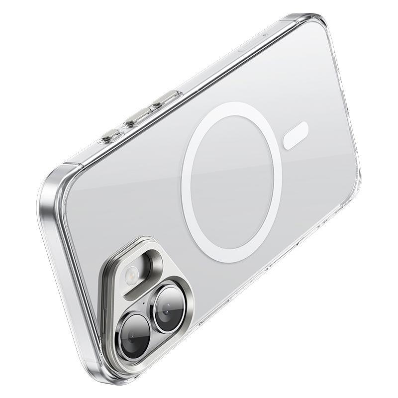 Чехол для телефона HOCO для iPhone 16 Vip magnetic protective case (AS11) Прозрачный - фото 3 Чехол для телефона HOCO для iPhone 16 Vip magnetic protective case (AS11) Прозрачный - фото 3