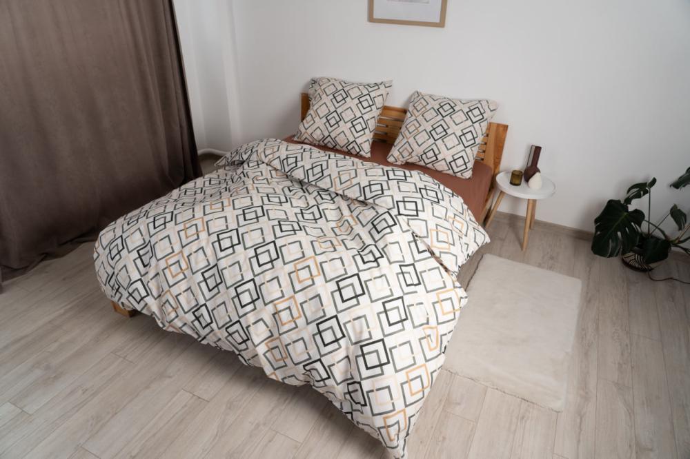 Простирадло з гумкою ТЕП Натхнення 160х200 см Карамельний - фото 4 Простирадло з гумкою ТЕП Натхнення 160х200 см Карамельний - фото 4