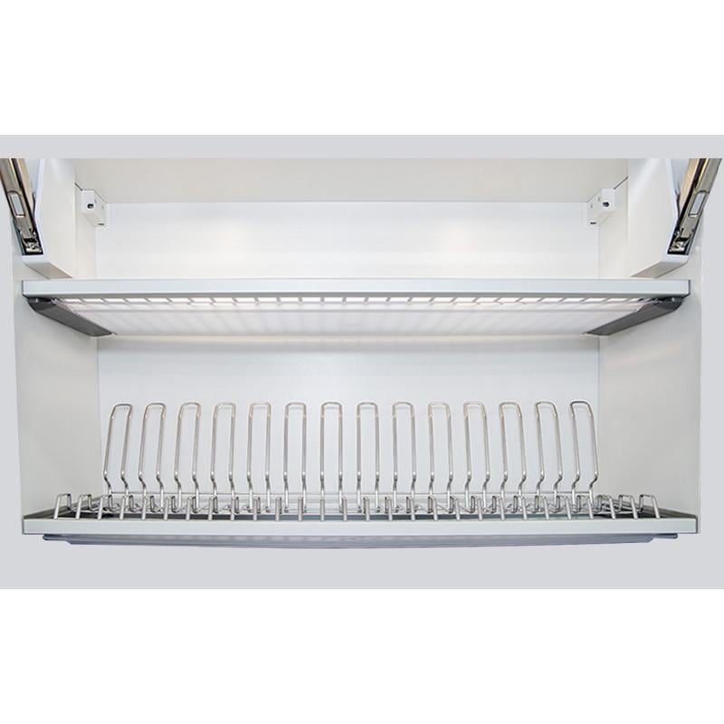 Комплект сушилок для посуды Vibo с рамой 2 поддона пластик 900 мм (50674)