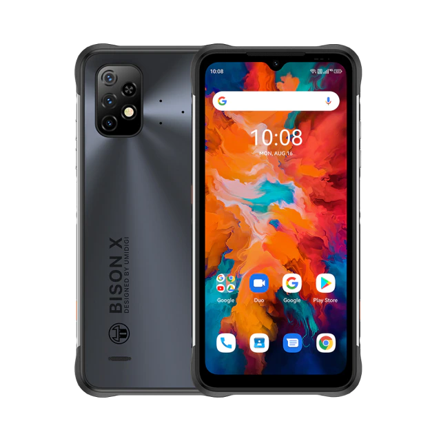 Смартфон захищений Umidigi Bison X10 4/64 GB NFC Black (00196)