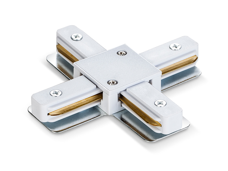 Соединитель для шинопроводов Videx VL-TRF-CTX-W крестовый Белый (21765863)