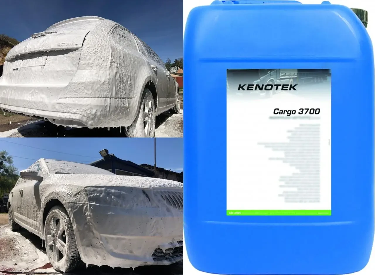 Активная пена шампунь для мойки авто Kenotek Cargo 3700 Cargo3700 на разлив 1 л - фото 2 Активная пена шампунь для мойки авто Kenotek Cargo 3700 Cargo3700 на разлив 1 л - фото 2