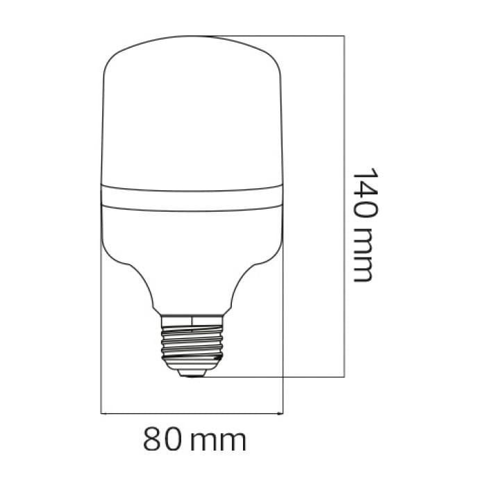 Лампа світлодіодна Horoz Electric Torch-20 20W E27 4200K - фото 2