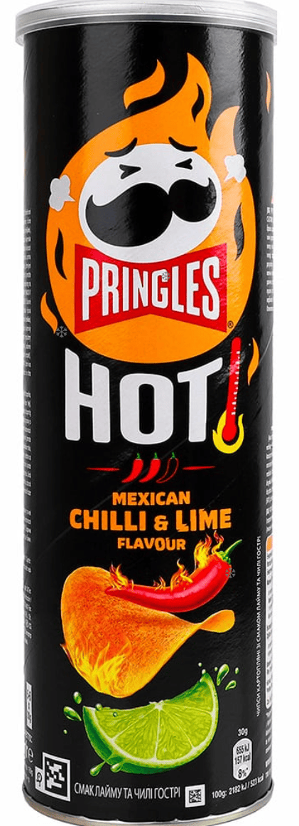 Чипсы Pringles HOT Mexican Chilli Lime Flavour 160 г (2053987814)