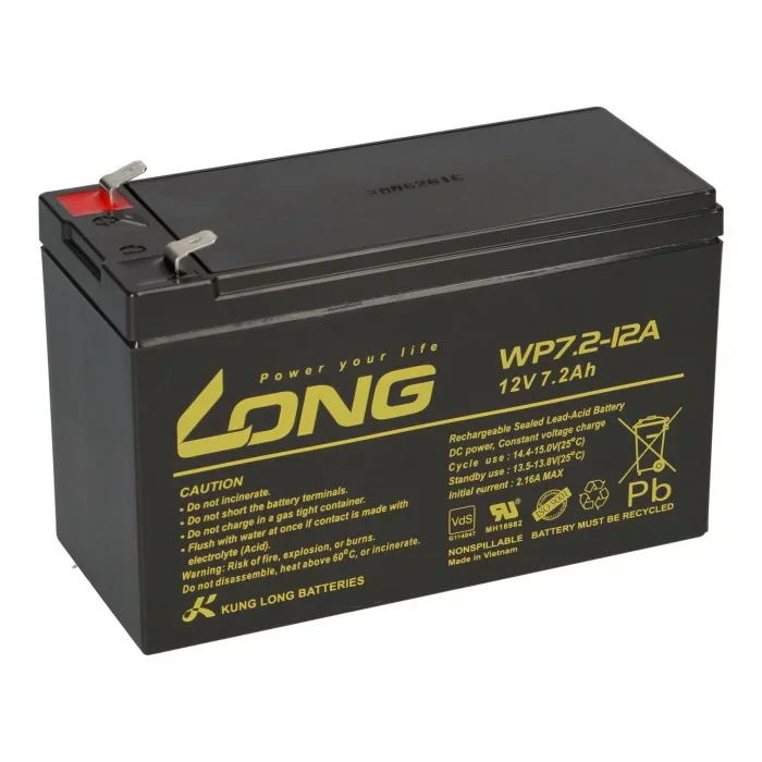 Аккумуляторная батарея Kung Long WP 7,2-12A