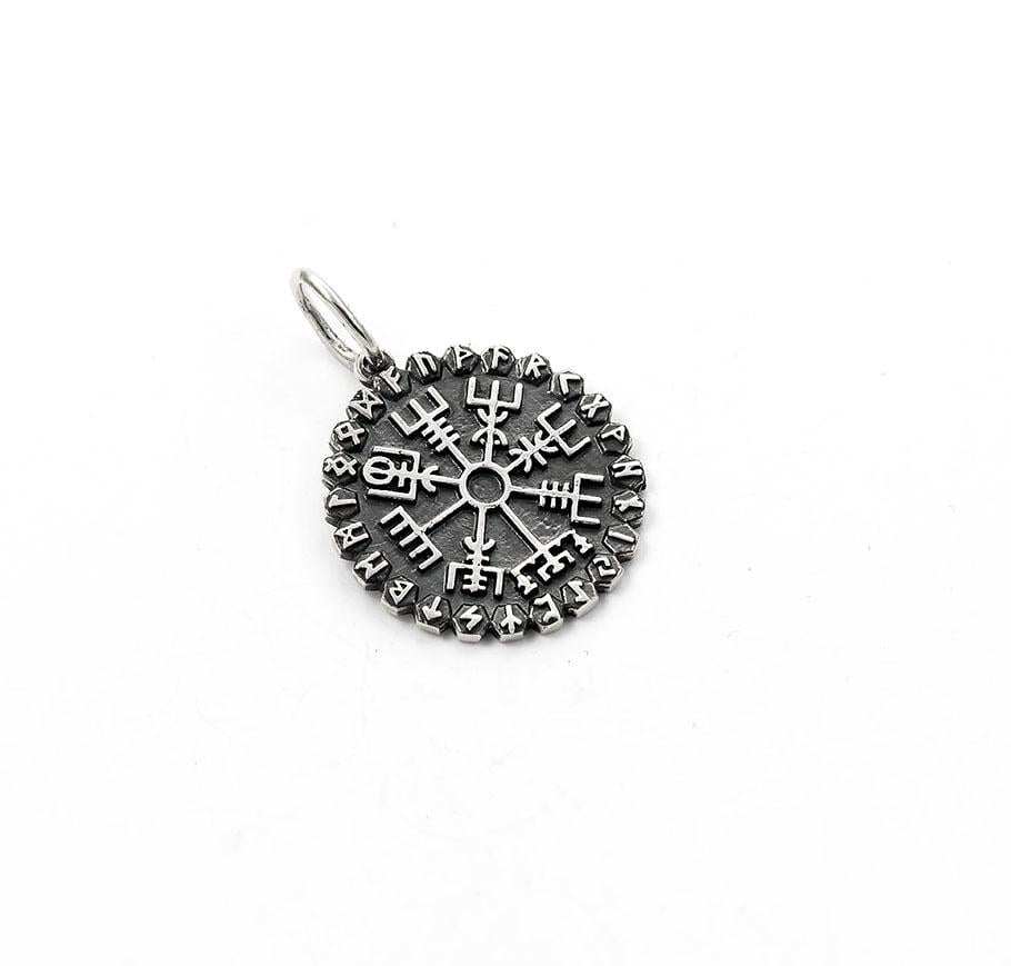 Кулон оберег Maxi Silver 8961 Вегвизир рунический компас (88961)