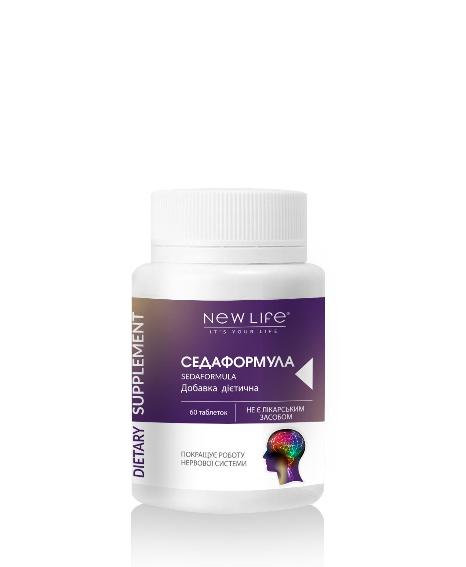 Натуральна добавка заспокійливий засіб з магнієм та вітаміном В6 60 таблеток (63540765)