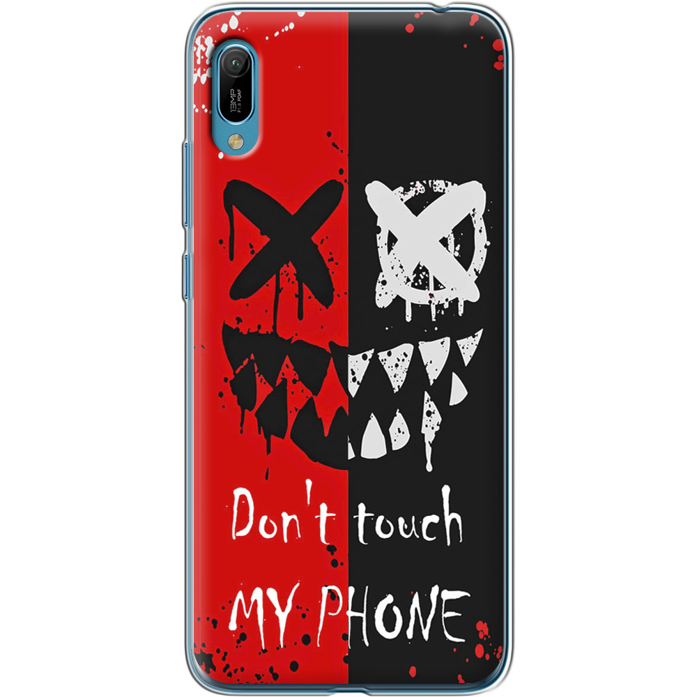Чехол Boxface Huawei Y6 2019 Bad Smile Прозрачный силикон (36451-up2468-36451)