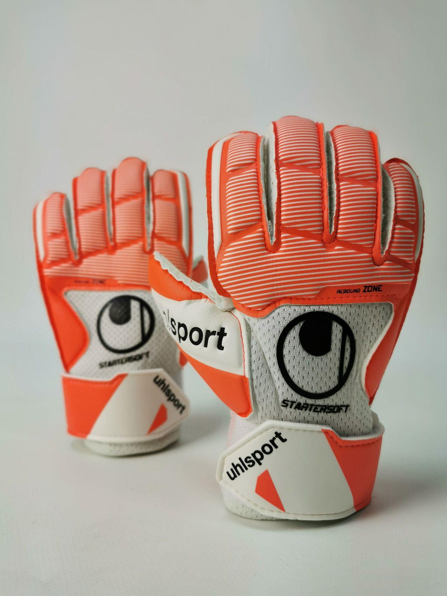 Перчатки вратарские Uhlsport Starter Soft 306 1011173 02 2020 р. 2 Белый/Оранжевый - фото 2