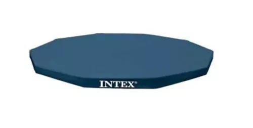 Тент-покрытие Intex Krystal Clear Pool Basics Ø 482 см для круглых каркасных бассейнов Ø 457 см с дренажными отверстиями Темно-синий (3126516339) Тент-покрытие Intex Krystal Clear Pool Basics Ø 482 см для круглых каркасных бассейнов Ø 457 см с дренажными отверстиями Темно-синий (3126516339)