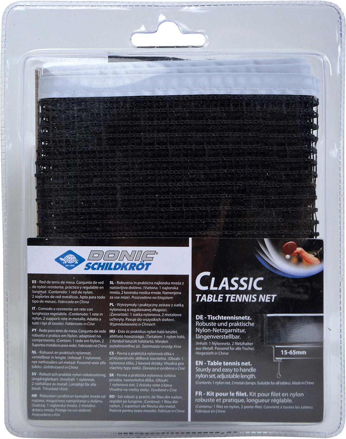 Сетка для настольного тенниса Donic Schildkrot Classic с винтовым креплением (02800)