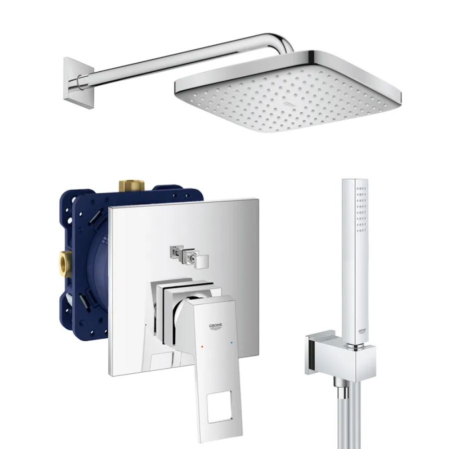 Душевая система скрытого монтажа со смесителем Grohe Eurocube Tempesta 250 (UA26415SC3)