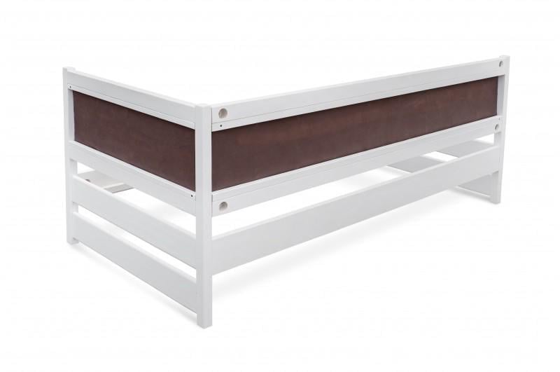 Кровать Лили Ламели 900х2000 мм Угол-Г Белый сосна (А0057261) - фото 7