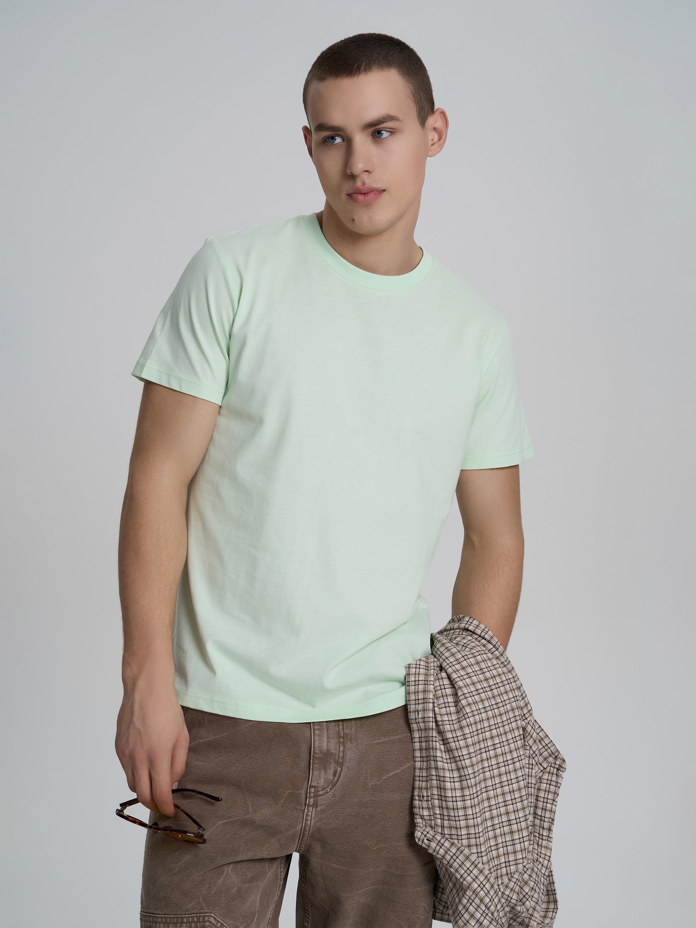 Футболка мужская ROZA 230926 L Светло-зеленый (4824005722356) - фото 13 Футболка мужская ROZA 230926 L Светло-зеленый (4824005722356) - фото 13