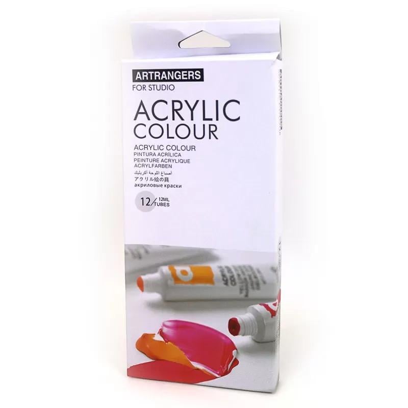 Акрилові фарби для малювання Rangers Josef Otten Art пастель в тюбиках 12 кольорів 12 мл (1641613575)