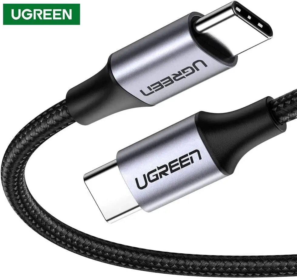 Кабель зарядный UGREEN US261 Type-C to Type-C 60W 0,5 м (50149) - фото 8 Кабель зарядный UGREEN US261 Type-C to Type-C 60W 0,5 м (50149) - фото 8