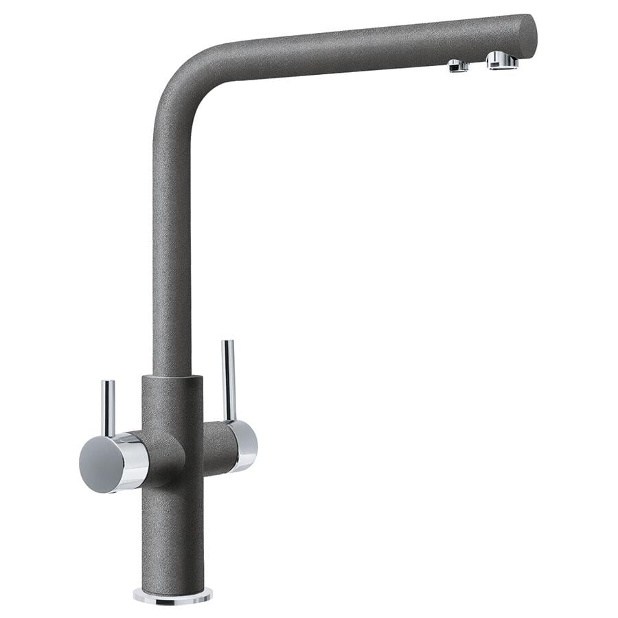 Смеситель кухонный Franke Neptune Clear Water с подключением к фильтрованной воде Серый камень (115.0627.653)
