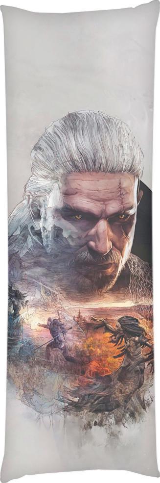 Подушка дакімакура Відьмак 5 50x150 см (13533638)