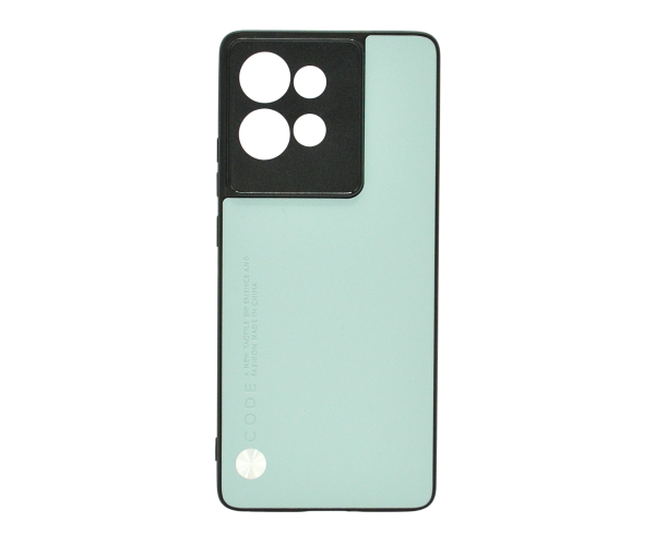 Шкіряний чохол - накладка CODE Tactile Experience для Motorola Edge 50 М'ятний