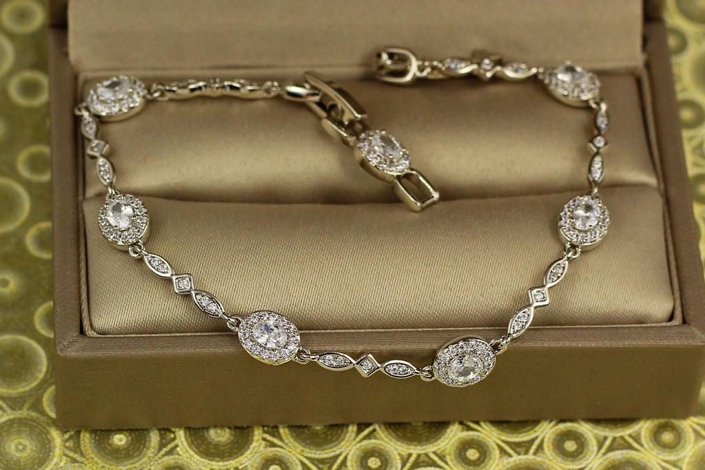 Браслет Xuping Jewelry Изольда 19 см х 5 мм Серебристый (2036159371)