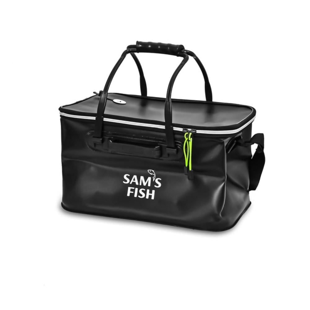 Сумка для рыбалки складная Sams Fish SF23837 40 см Черный (26075487)