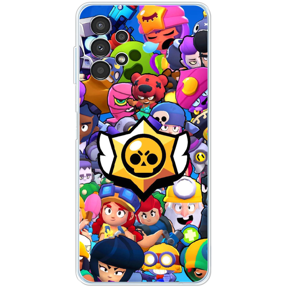Чехол BoxFace Samsung Galaxy A13 4G (A135) Brawl Stars Прозрачный силикон (44331-up2389-44331)