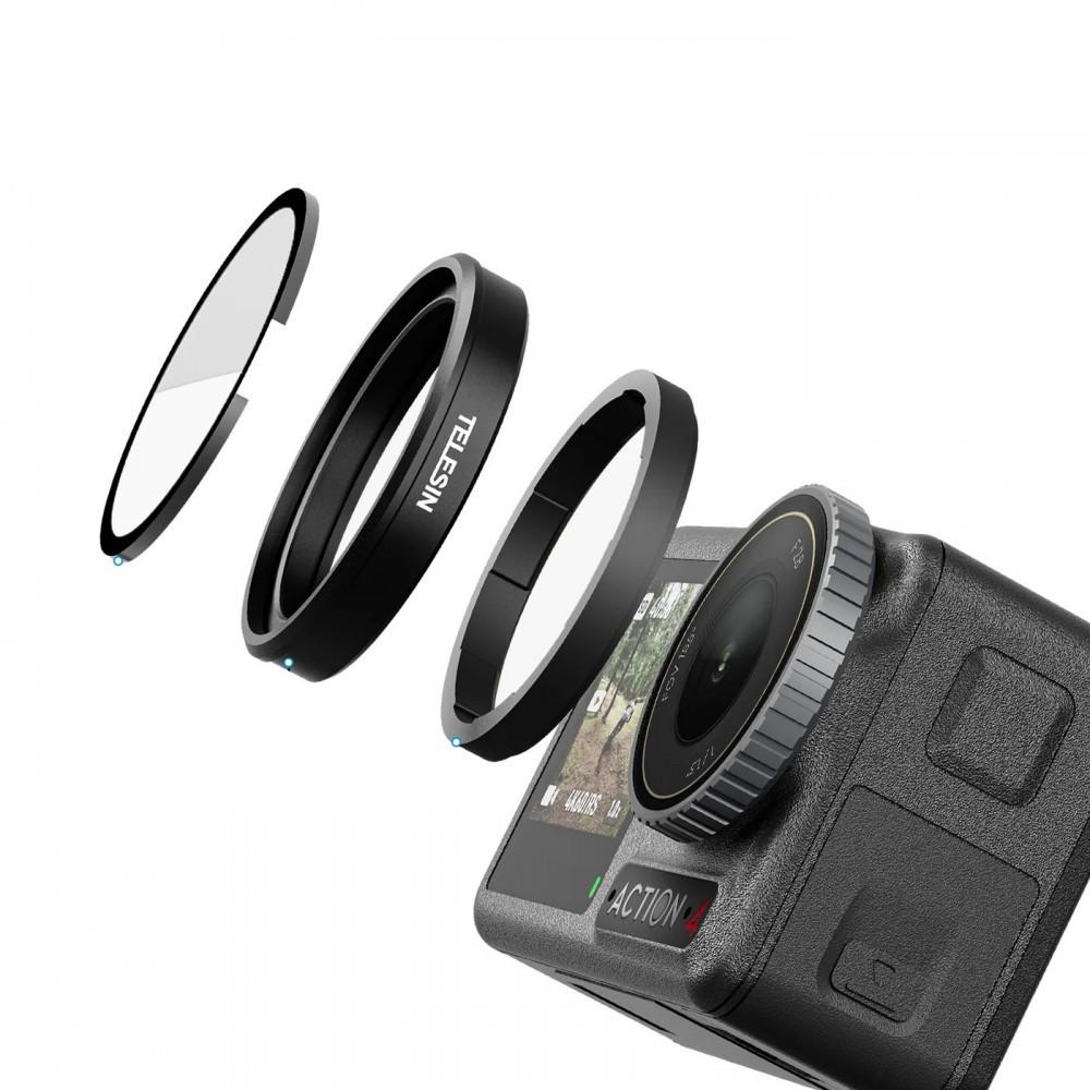 Світлофільтр захисний Telesin S5-FLT-04 UV об'єктива для DJI OSMO Action 3 4 5 - фото 3 Світлофільтр захисний Telesin S5-FLT-04 UV об'єктива для DJI OSMO Action 3 4 5 - фото 3