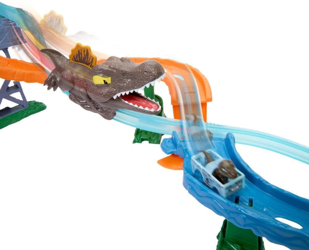 Игровой набор Хот Вилс Hot Wheels Jurassic World Velociraptor Vehicle Track Set (423698563) - фото 4 Игровой набор Хот Вилс Hot Wheels Jurassic World Velociraptor Vehicle Track Set (423698563) - фото 4