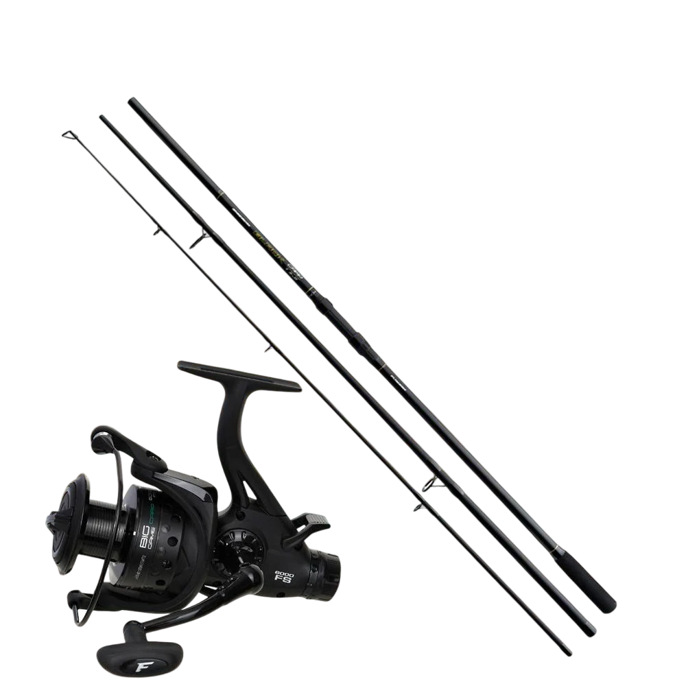 Набір вудилище коропове Flagman Magnum Black Carp NGM 3,6 м 3.25lb FLMBC360 і котушка Flagman Sensor Big Game Carp 6000 FS