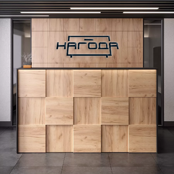 Рецепсія для офісу РЦП-5 без підсвітки Антрацит/Дуб артізан - фото 1 Рецепсія для офісу РЦП-5 без підсвітки Антрацит/Дуб артізан - фото 1