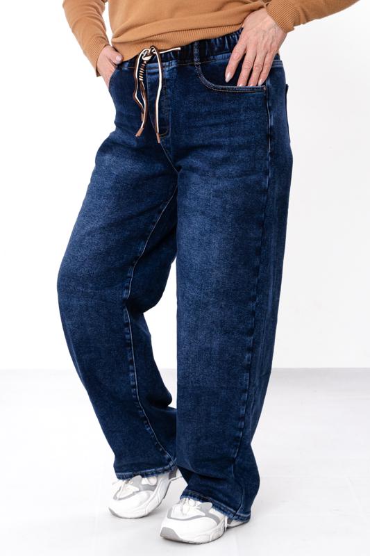 Джинси зимові жіночі вільного крою на флісі плюс сайз Носи Своє р. 31 Синій (16245) - фото 5