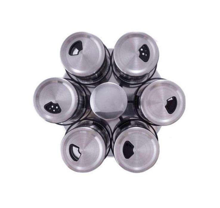 Набір для спецій Empire на обертовій підставці 7 пр.