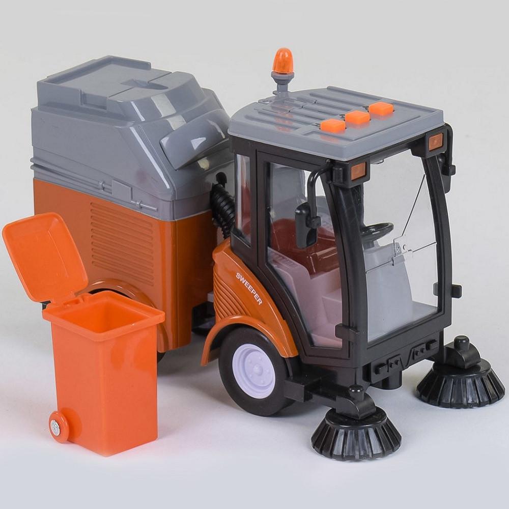 Іграшкова техніка WENYI Підмітально-прибиральна 1:16 з контейнером/світло та звук/інерційний (30156527) - фото 4 Іграшкова техніка WENYI Підмітально-прибиральна 1:16 з контейнером/світло та звук/інерційний (30156527) - фото 4