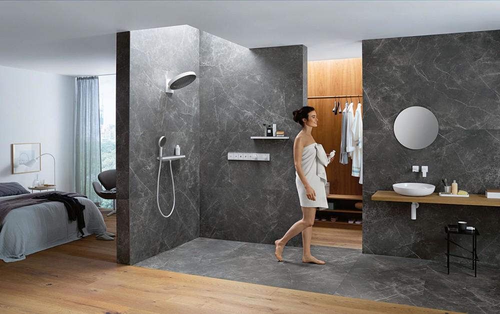 Наружная часть смесителя Hansgrohe RAINSELECT 15382000 с термостатом Хром (132620) - фото 6