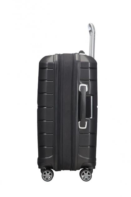 Чемодан Samsonite Flux Spinner 55/20 Exp на 4-х колесиках Черный (CB0-09001) - фото 4