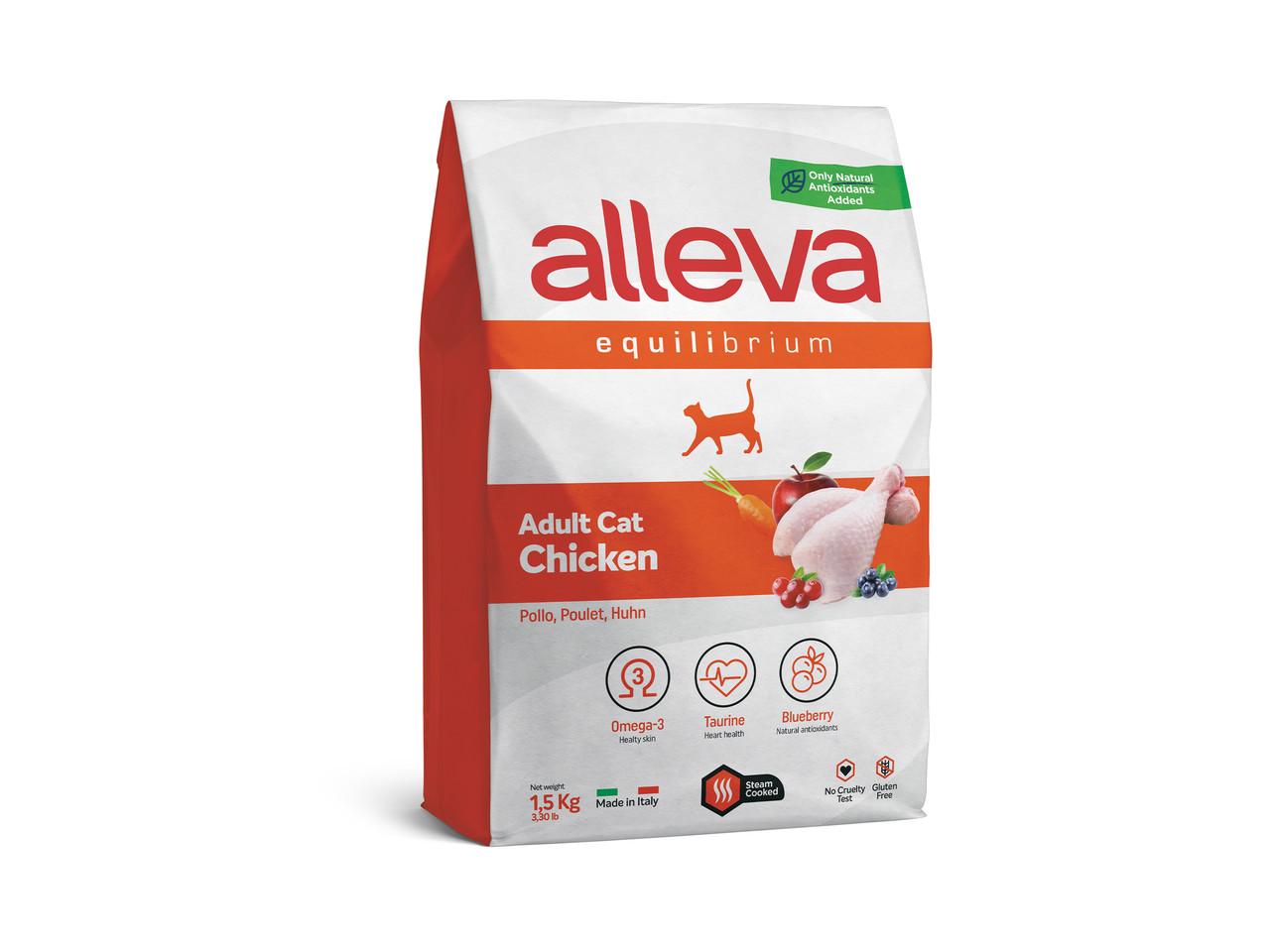 Корм для кошек Alleva Equilibrium Chicken Cat 1,5 кг с курицей (1861541097) - фото 1 Корм для кошек Alleva Equilibrium Chicken Cat 1,5 кг с курицей (1861541097) - фото 1