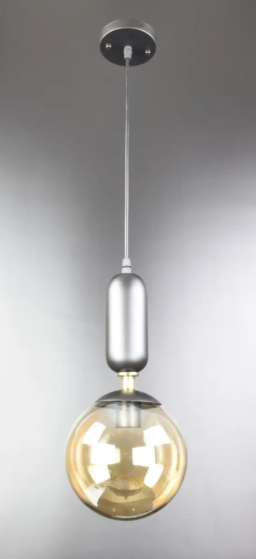 Люстра потолочная подвесная в стиле LOFT 12015/1-br Черный (NA005084)